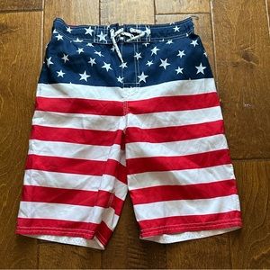Osh Kosh patriotic swim trunks